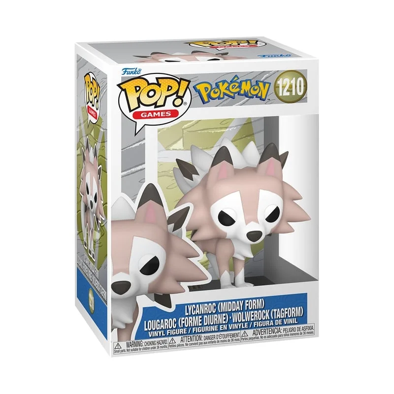 Pokémon POP! Games Vinyl Figure Lycanroc (Midday) 9 cm